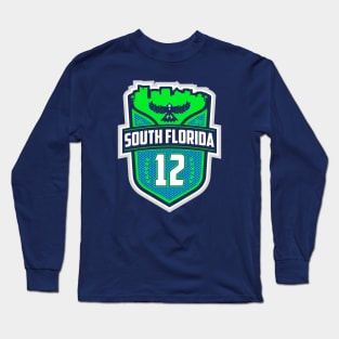 South Florida 12s on Dark Long Sleeve T-Shirt